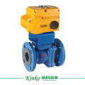 3 piece body Flange Electric ball valve